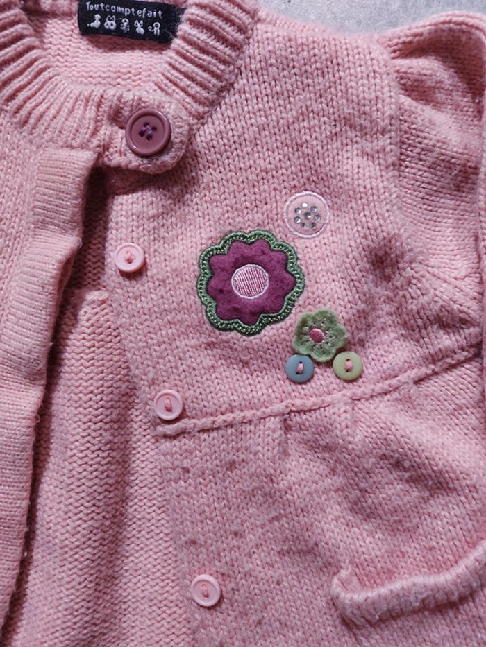 Gilet rose - photo numéro 2