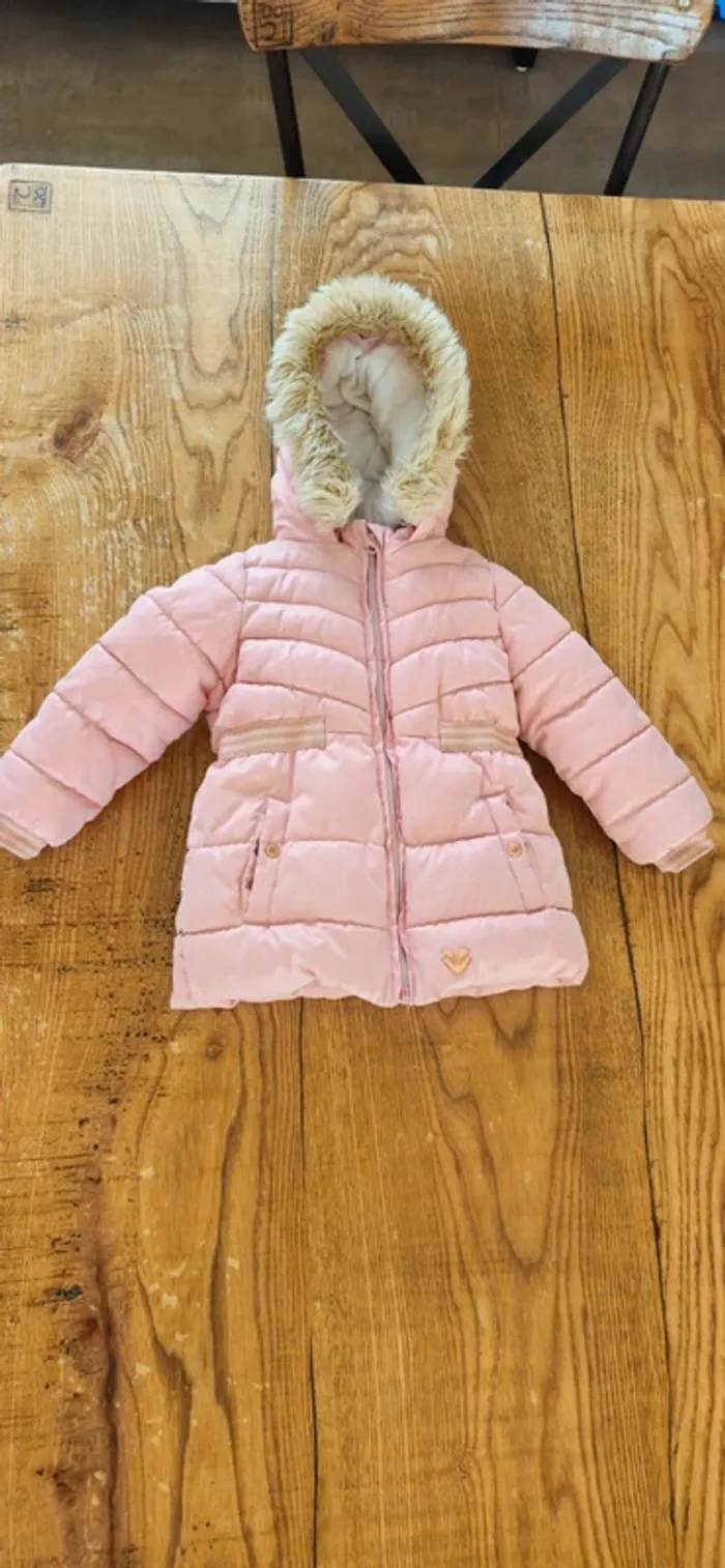 Veste rose hiver polaire 2 ans 92cm sergent major