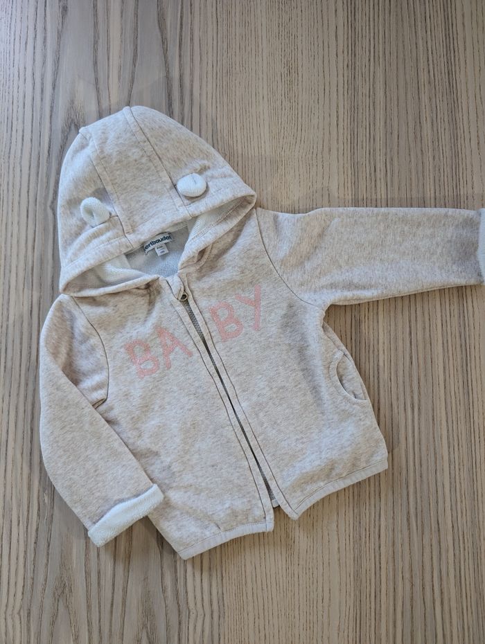 Sweat zippé Vertbaudet