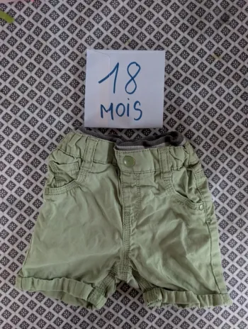 Short bébé garçon 18 mois