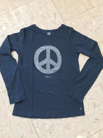 Teeshirt à manches longues marine 10 Ans