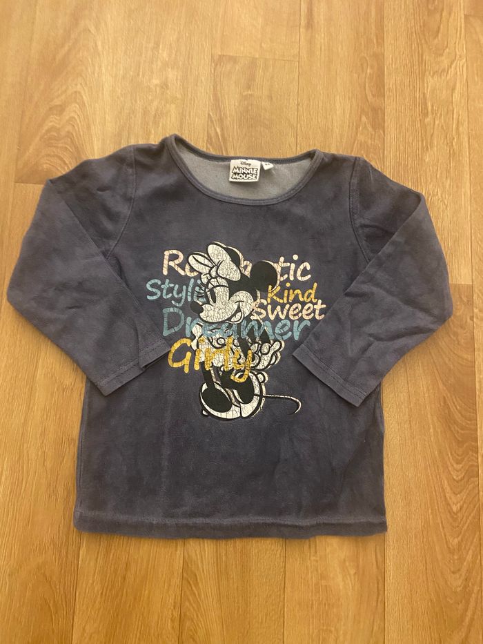 Pyjama velours Minnie 4 ans - photo numéro 2