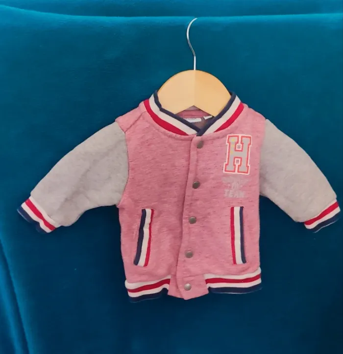 Veste Bomber Teddy rouge - photo numéro 2