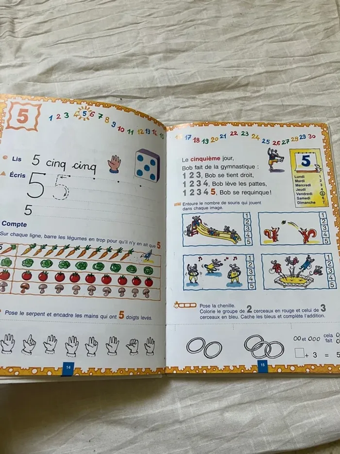 Livre enfant – 1, 2, 3, 4 : Petite méthode pour débuter en calcul - photo numéro 7