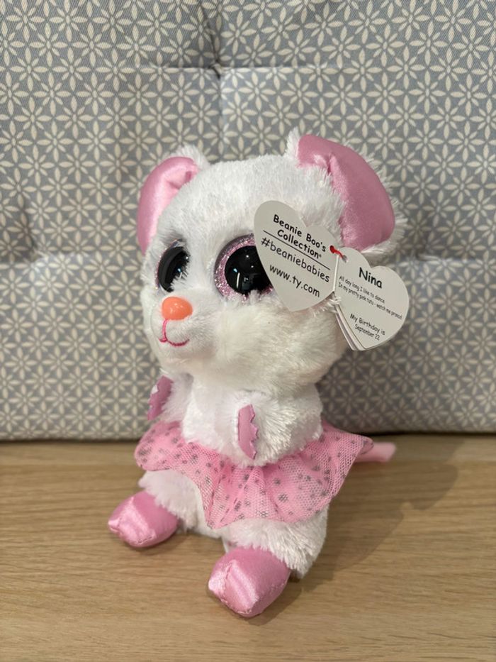 Peluche Nina La Souris "The Beanie Boo's Collection" - photo numéro 3