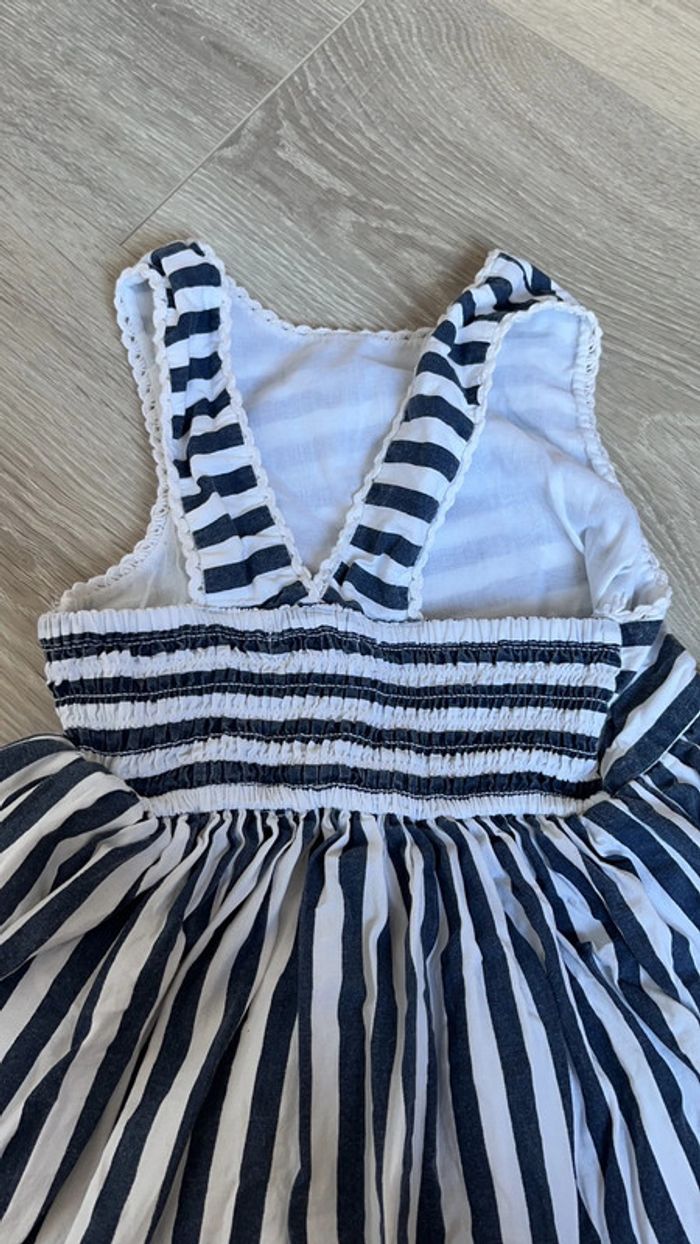 Robe été rayure marine 3 ans - photo numéro 3