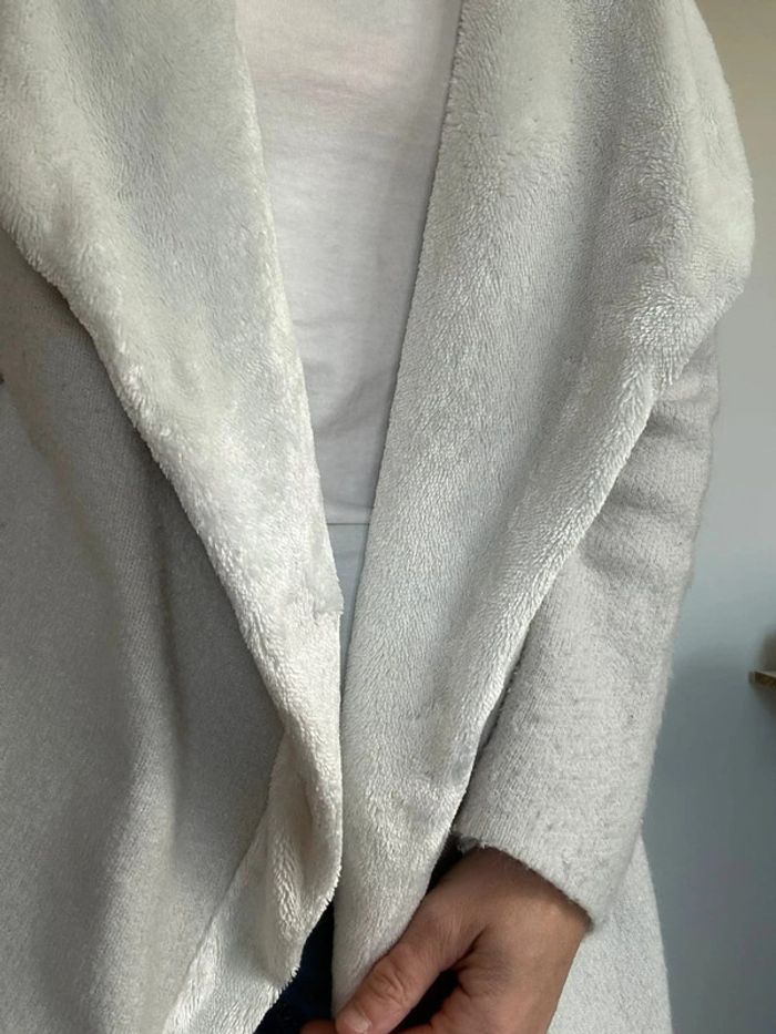 Rougegorge Gilet hiver gris clair – Taille 36 – Très bon état - photo numéro 11