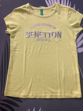 T-shirt manches courtes benetton 6-7 ans