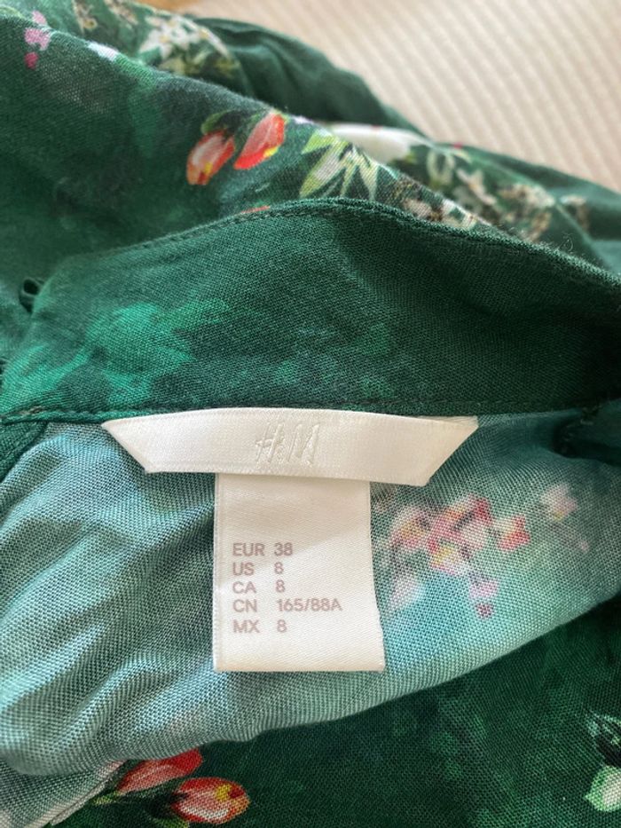 🌿Robe longue à fleurs avec volant Taille M - photo numéro 9