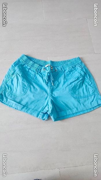 Short bleu taille 40