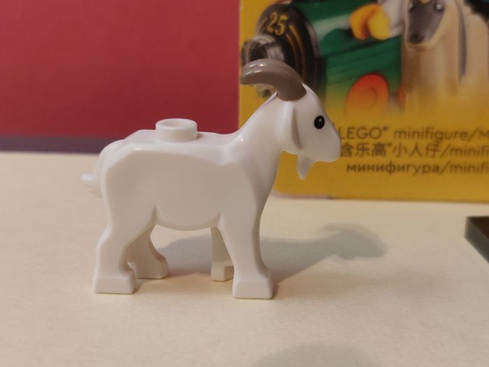 Minifig Lego Berger et sa chèvre - Parfait État - avec boîte - Lego Original - photo numéro 7