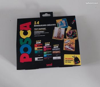 Lot de 14 poscas avec trousse Neuf