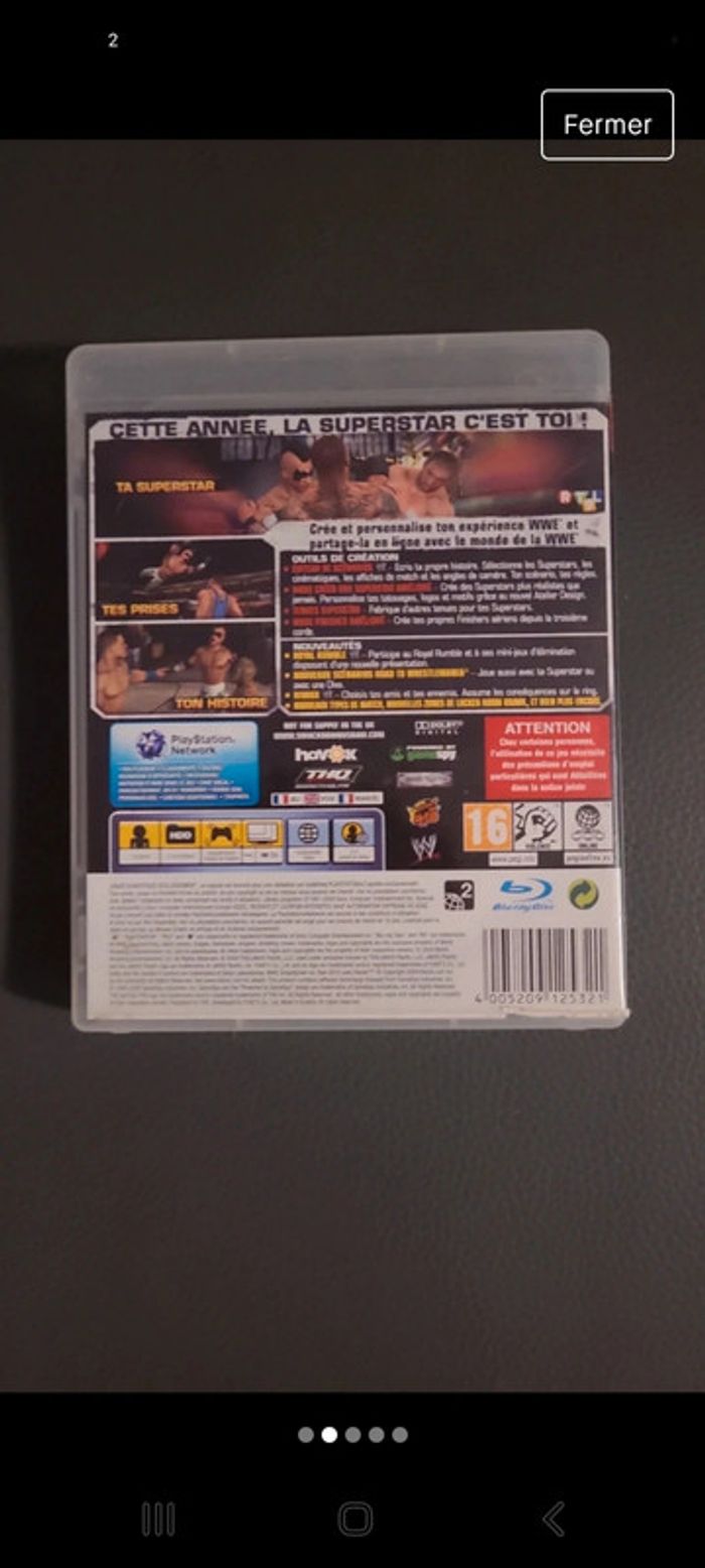 Jeu PS3 Smack Down VS Raw 2010 - photo numéro 2