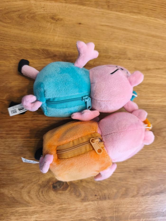 Lot de 2 peluches Peppa Pig - photo numéro 2