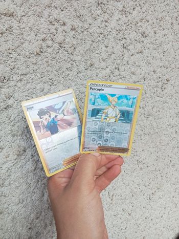 Cartes pokémon reverse juge percupio
