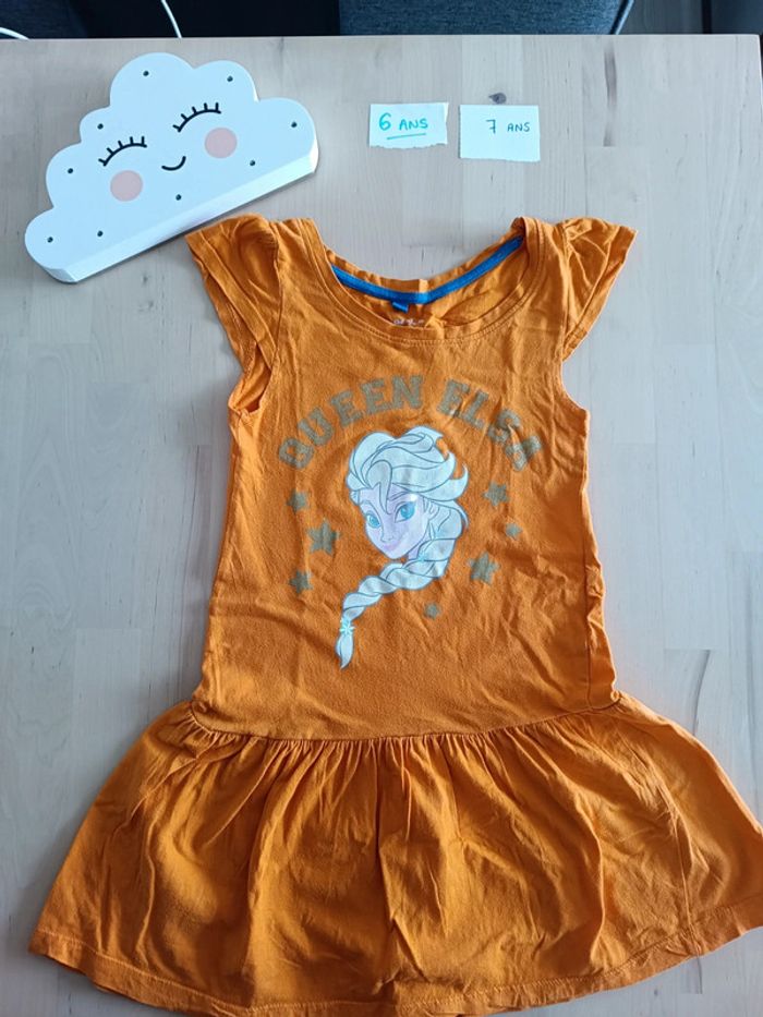 Robe elsa reine des neiges 6/7 ans - photo numéro 2