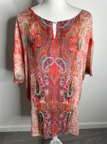 Robe oversize Paisley multicolore Promod T38 M