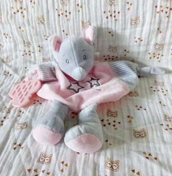 Doudou éléphant Tom et Kiddy