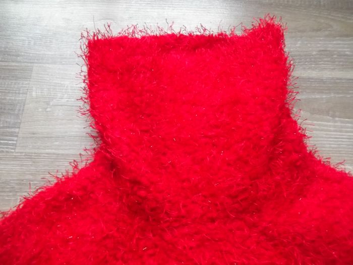 Pull col roulé peluche rouge Miss Rudy 12 ans - photo numéro 3