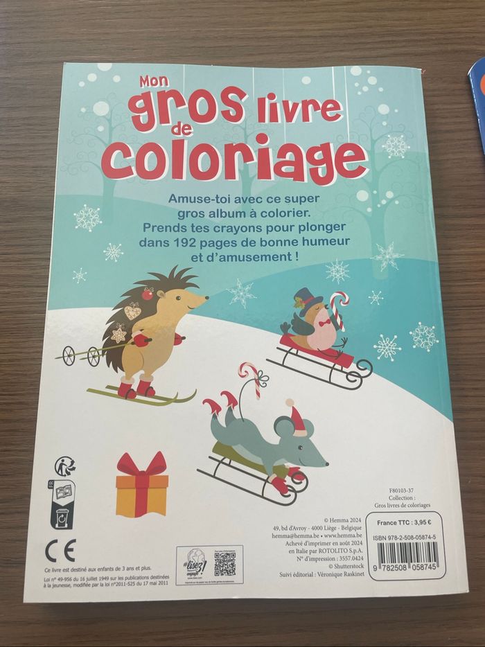 Lot 3 livres neufs enfants Noël  hiver - photo numéro 9