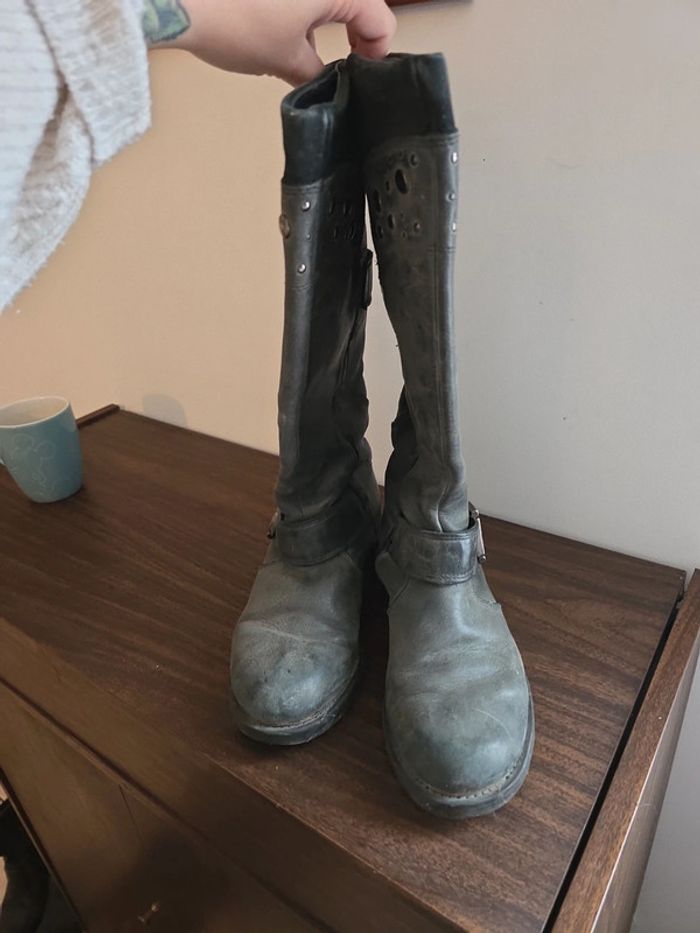 Bottes cuir 36 - photo numéro 4