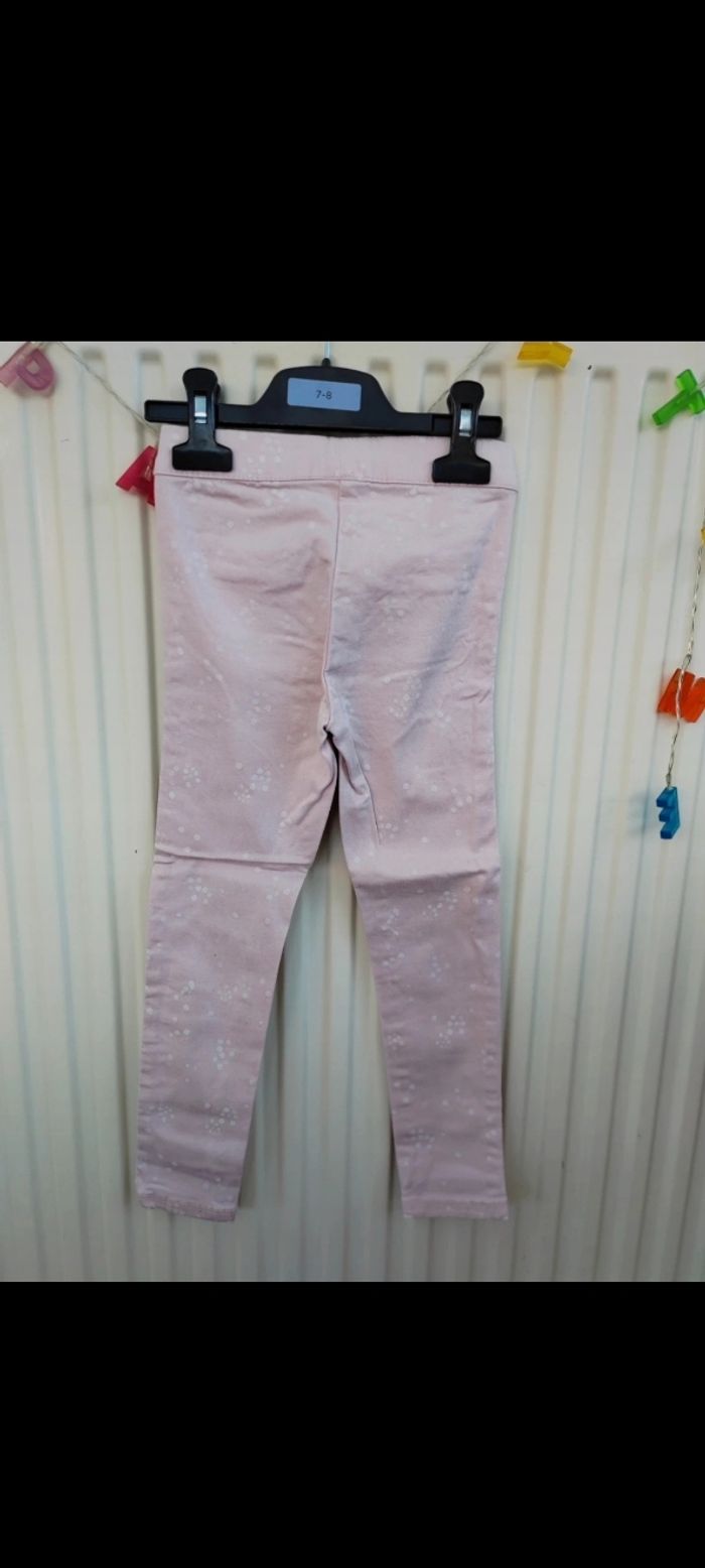 👖Pantalon slim rose à pois blanc 5 ans Kiabi - photo numéro 6