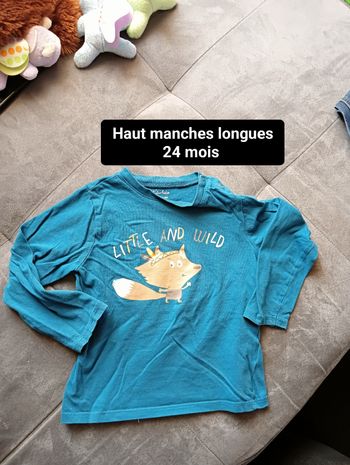 Haut manches longues 24 mois
