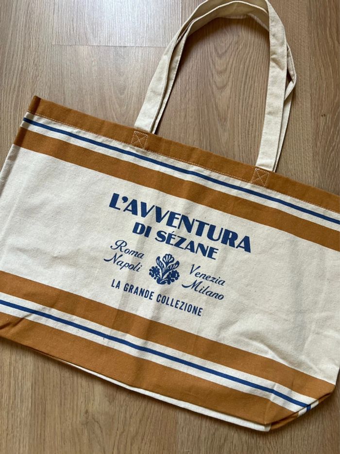 Cabas sac tote bag fourre tout Sézane - photo numéro 2