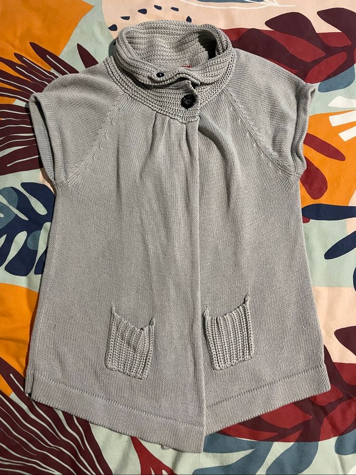 Gilet gris sans manche gris taille 38/40