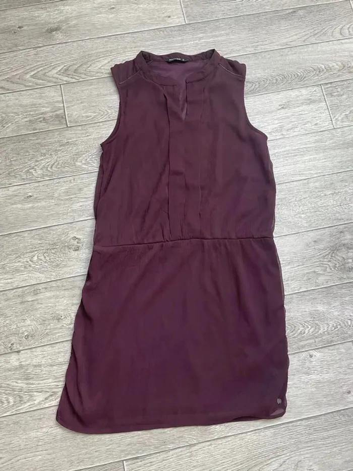 Robe prune Bonobo taille S Voilage - photo numéro 8