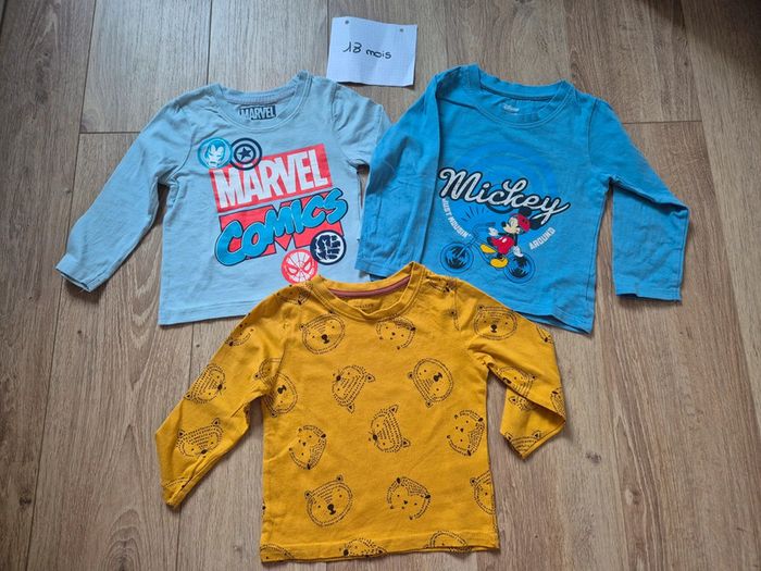 Lot tee shirts manches longues