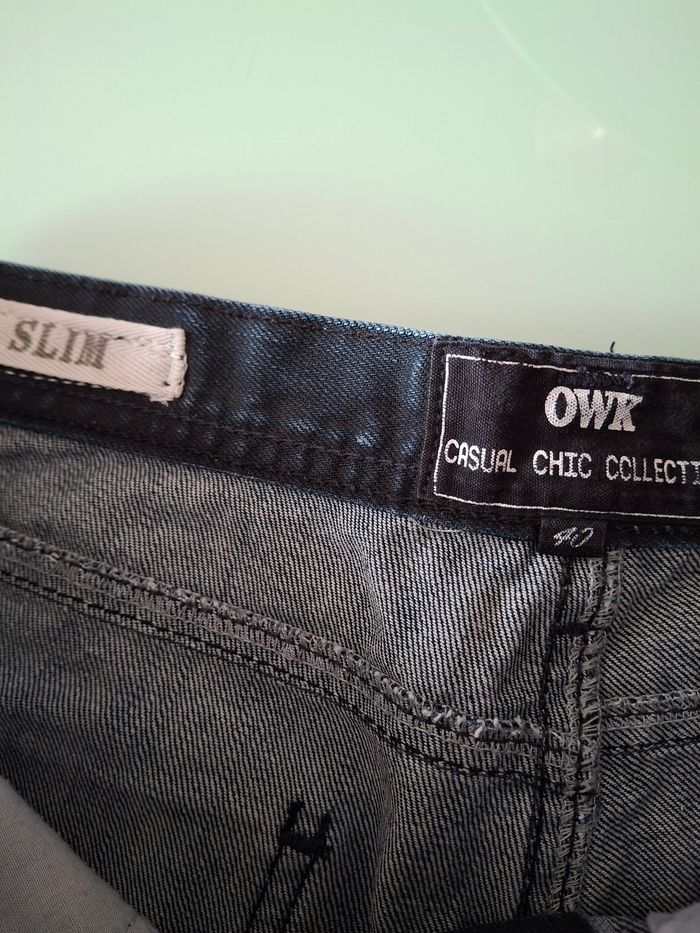 Jean ciré slim owk - photo numéro 4