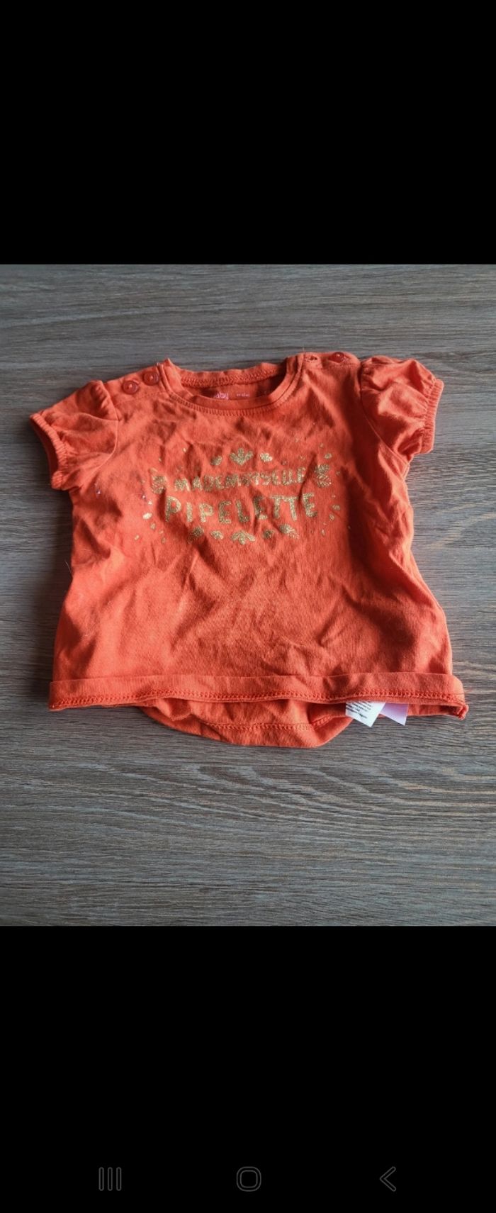T shirt 6 mois