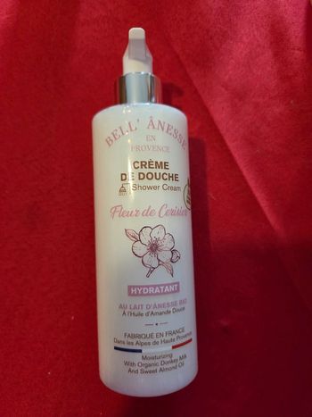 Crème de douche lait d ânesse bio fleur de cerisier 400ml