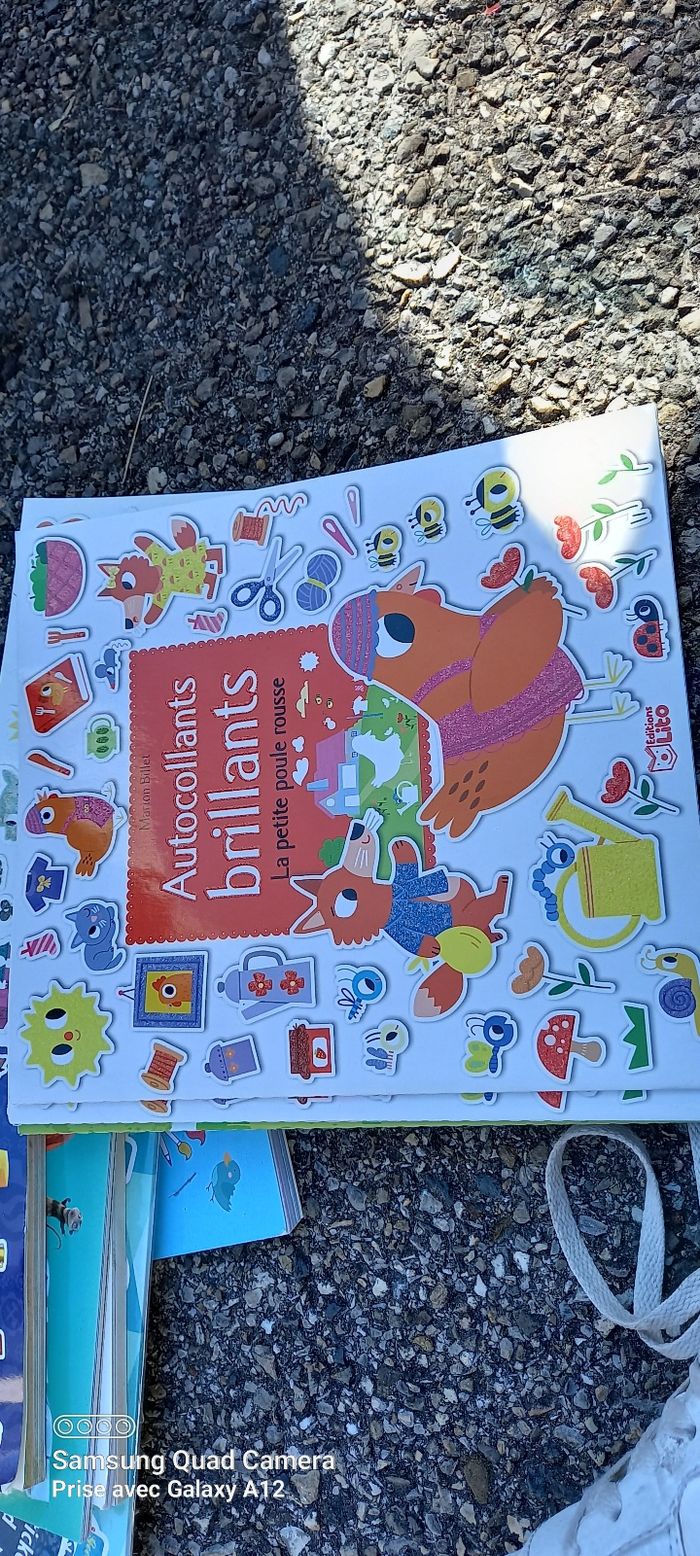 Livre autocollant