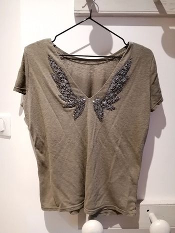 T-shirt décolleté dos