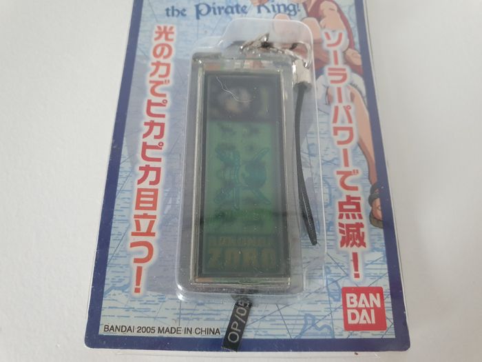 porte clé one piece flash plate banpresto 2005 zoro - photo numéro 2