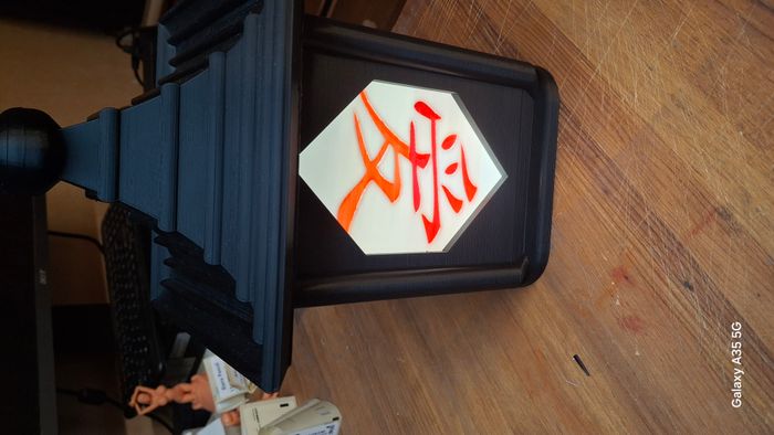 Superbe lampe japonaise imprimée en 3D - photo numéro 5