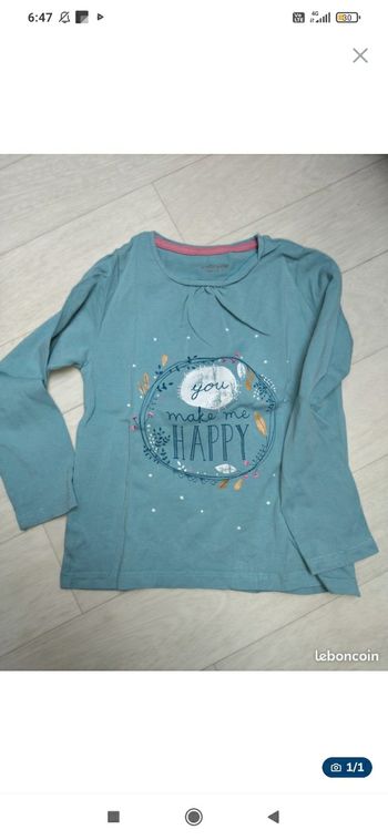 Tee shirt 5 ans Vertbaudet 