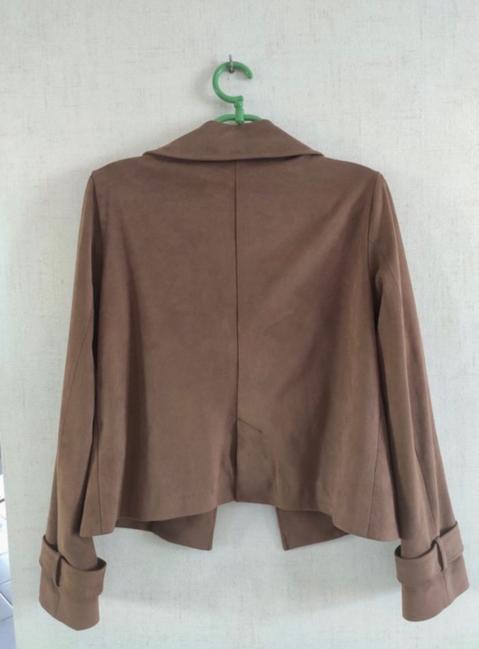 Blazer suédine Camel - photo numéro 2