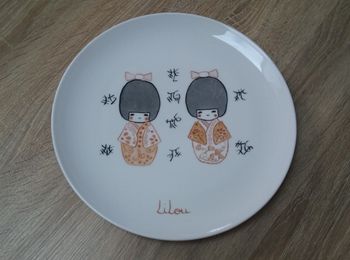 assiette porcelaine Chriss G