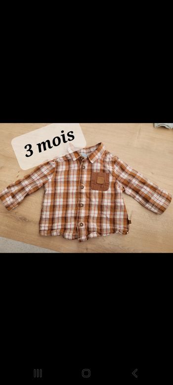 Chemise 3 mois