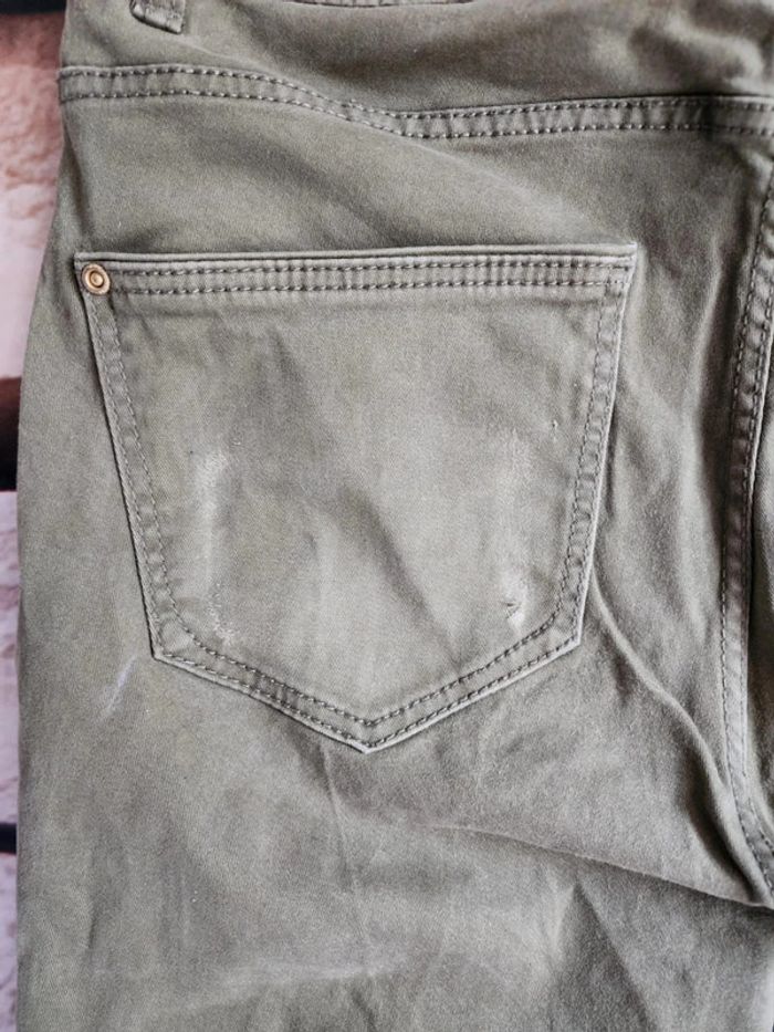 🌸Jeans skinny Vert olice Camaieu Taille 42🌸 - photo numéro 4