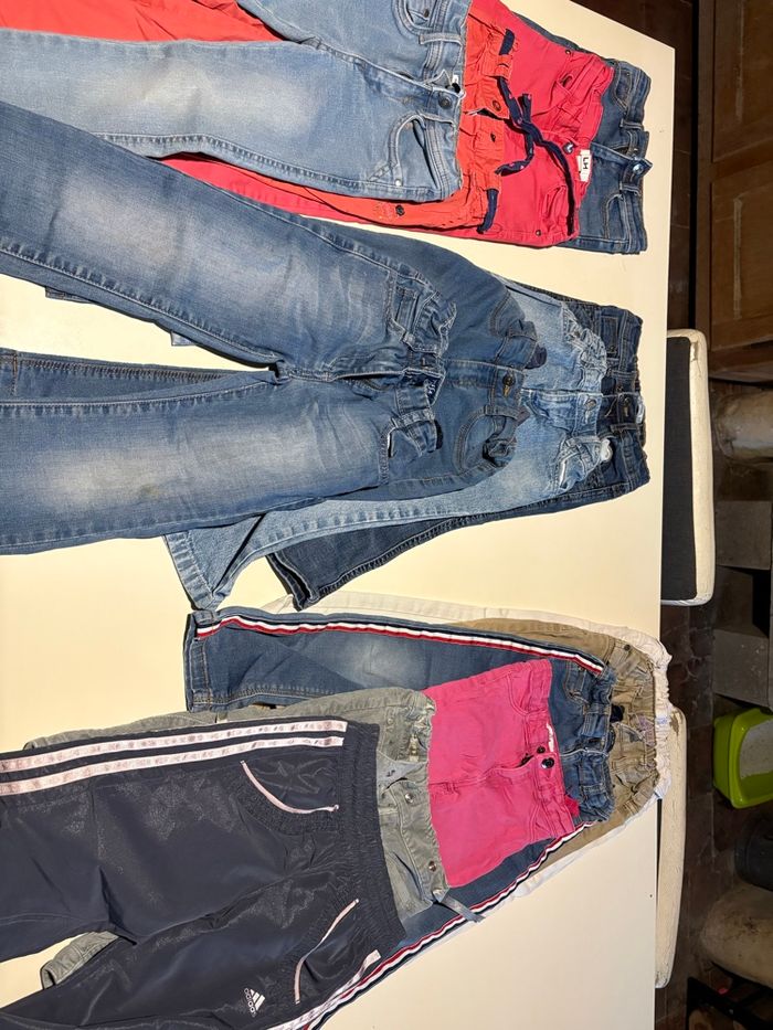 Lot pantalons fille