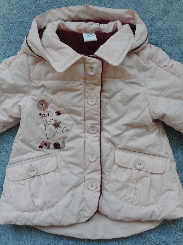 Manteau / Blouson à capuche - Cadet Rousselle - 12 mois - photo numéro 4