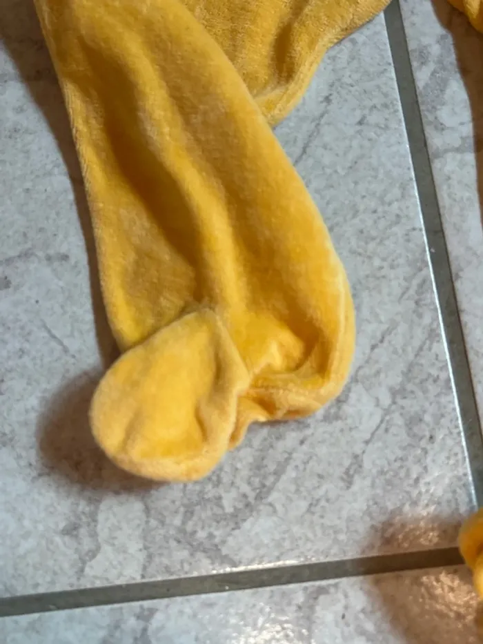 Grenouillère orange claire avec motif - photo numéro 3