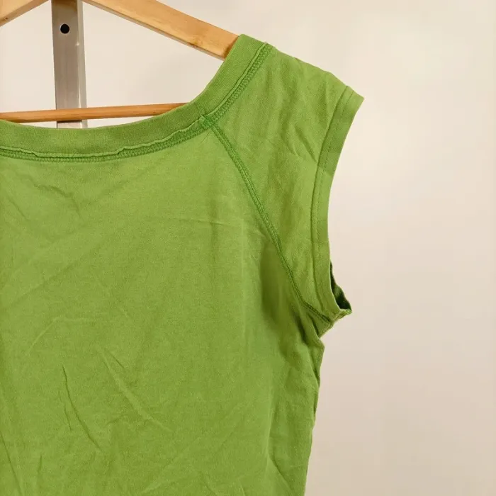 Débardeur vert pomme 100 % coton Foxhole – taille L A1048 - photo numéro 9