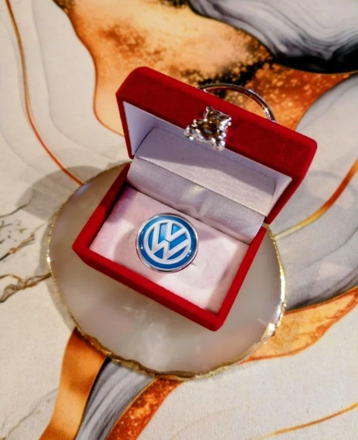 Bague Volkswagen bleu - photo numéro 2