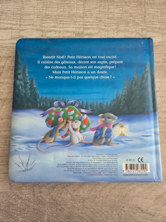 Livre joyeux Noël petit hérisson ! - photo numéro 2