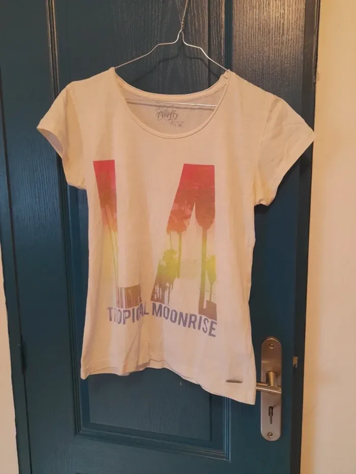 T shirt blanc L A taille M